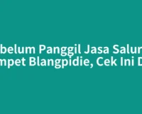 Sebelum Panggil Jasa Saluran Mampet Blangpidie, Cek Ini Dulu