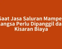 Saat Jasa Saluran Mampet Langsa Perlu Dipanggil dan Kisaran Biaya
