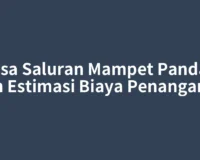 Jasa Saluran Mampet Pandan dan Estimasi Biaya Penanganan