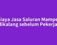 Biaya Jasa Saluran Mampet Sidikalang sebelum Pekerjaan