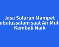 Jasa Saluran Mampet Subulussalam saat Air Mulai Kembali Naik
