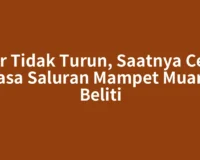 Air Tidak Turun, Saatnya Cek Jasa Saluran Mampet Muara Beliti