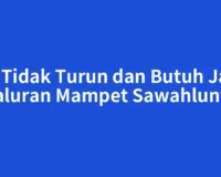 Air Tidak Turun dan Butuh Jasa Saluran Mampet Sawahlunto