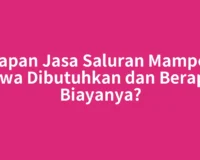 Kapan Jasa Saluran Mampet Liwa Dibutuhkan dan Berapa Biayanya?