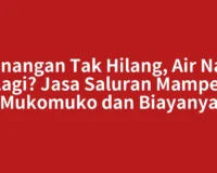 Genangan Tak Hilang, Air Naik Lagi? Jasa Saluran Mampet Mukomuko dan Biayanya