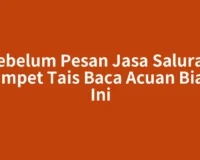 Sebelum Pesan Jasa Saluran Mampet Tais Baca Acuan Biaya Ini